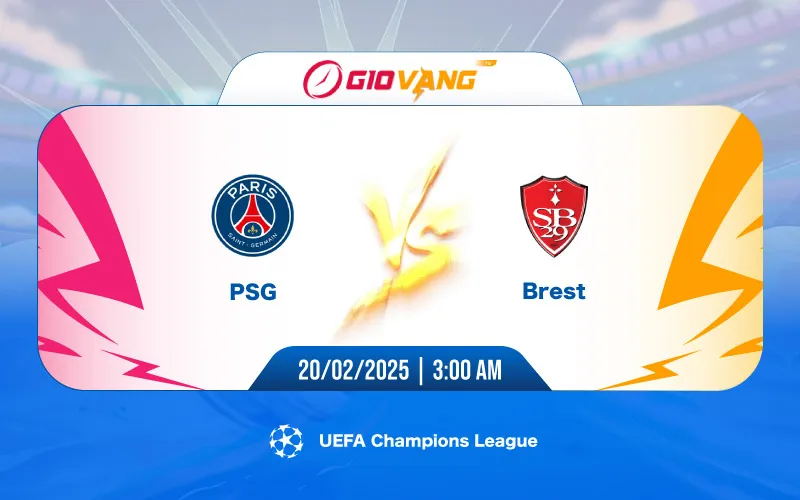 Soi kèo PSG vs Brest 03h00 ngày 20/02/2025 - Cup C1