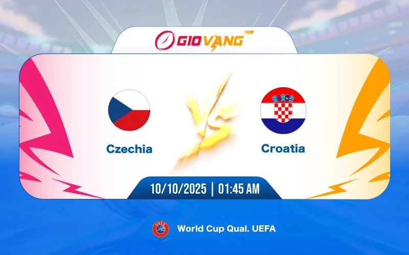 Soi kèo CH Séc vs Croatia 01h45 ngày 10/10/2025 - VL World Cup 2026