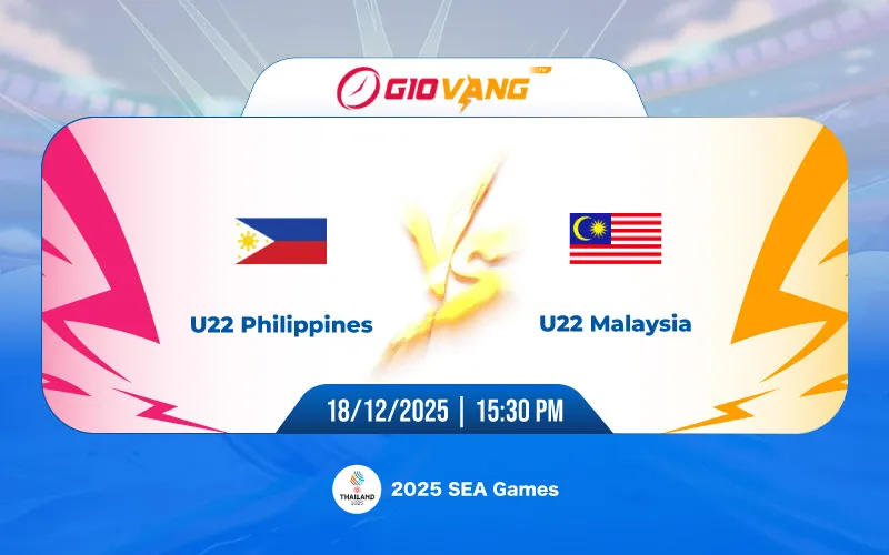 Soi kèo U22 Philippines vs U22 Malaysia 15h30 ngày 18/12/2025 - SEA Games