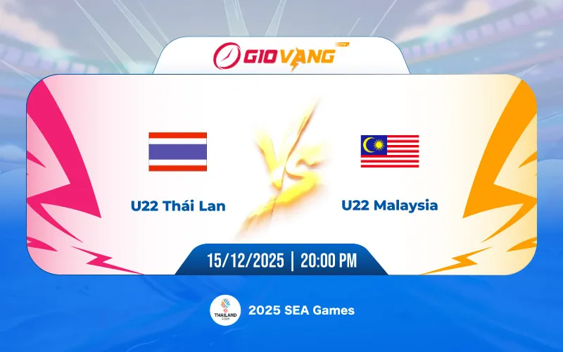 Soi kèo U22 Thái Lan vs U22 Malaysia 20h00 ngày 15/12/2025 - SEA Games