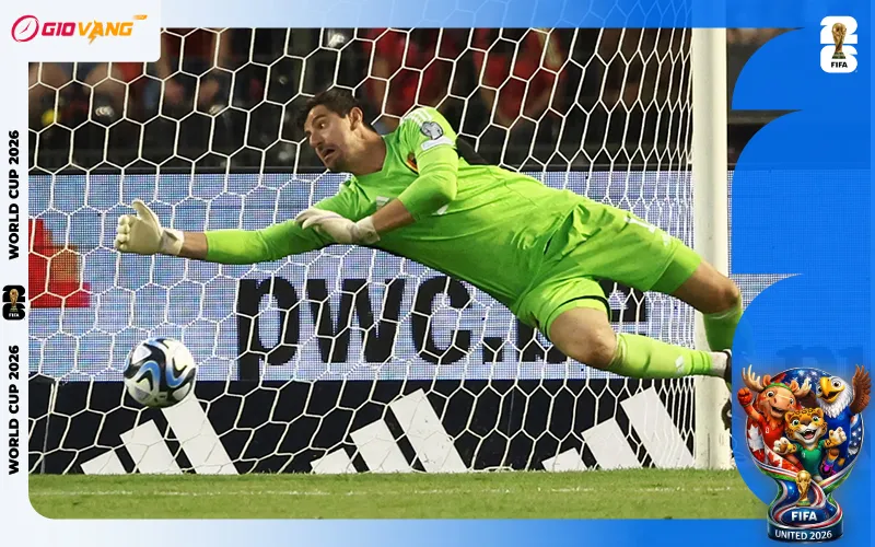 Courtois luôn là chốt chặn số một của tuyển Bỉ