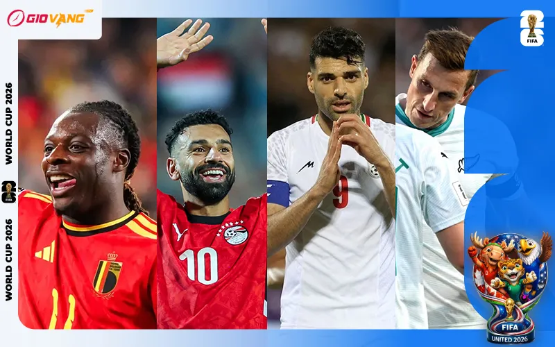Nhận định bảng G World Cup 2026 với Bỉ, Ai Cập, Iran và New Zealand