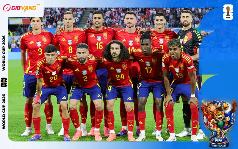 Danh Sách Cầu Thủ Đội Tuyển Tây Ban Nha Tại World Cup 2026