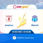 Soi kèo America vs Macara 07h30 ngày 29/5/2026 - Cup Nam Mỹ