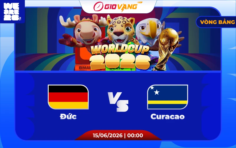 Soi kèo Đức vs Caracao 00h00 ngày 15/6/2026 - World Cup 2026