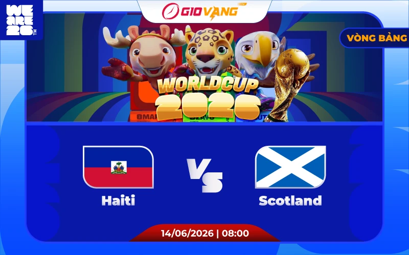 Soi kèo Haiti vs Scotland 08h00 ngày 14/6/2026 - World Cup 2026
