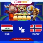 Soi kèo Iraq vs Na Uy 05h00 ngày 17/6/2026 - World Cup 2026