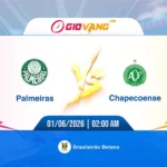 Soi kèo Palmeiras và Chapecoense 02h00 ngày 01/6/2026 - VĐQG Brazil