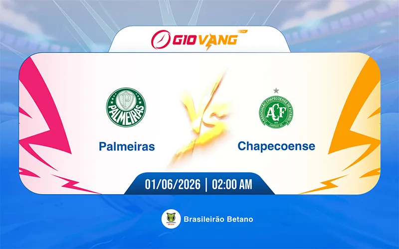 Soi kèo Palmeiras và Chapecoense 02h00 ngày 01/6/2026 - VĐQG Brazil