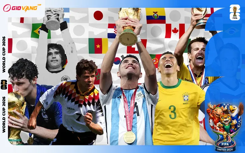 Top 5 Các Đội Vô Địch World Cup Nhiều Lần Nhất Lịch Sử
