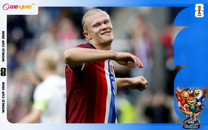 Erling Haaland đang vua phá lưới vòng loại World Cup 2026