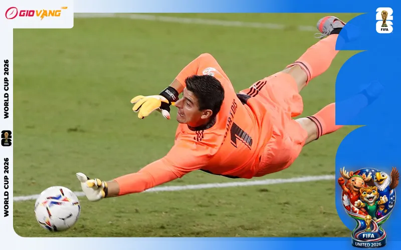 Mỗi trận đấu của Courtois luôn mang lại sự yên tâm