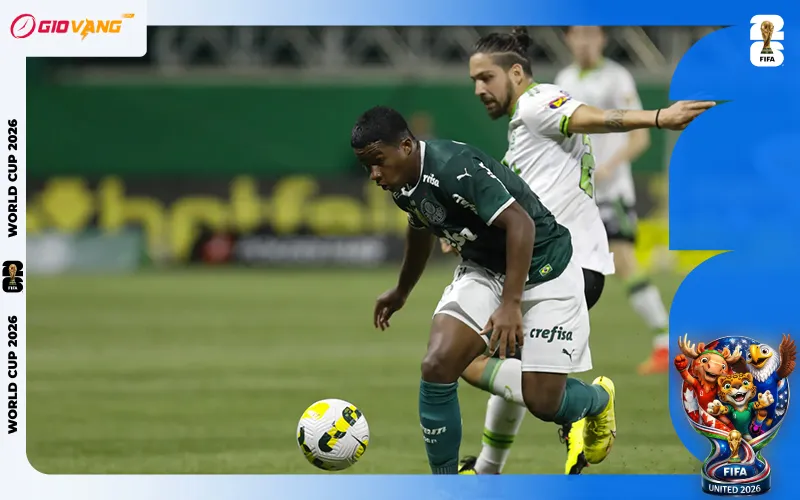 Palmeiras là nơi mà Endick lọt vào mắt xanh của Real Madrid